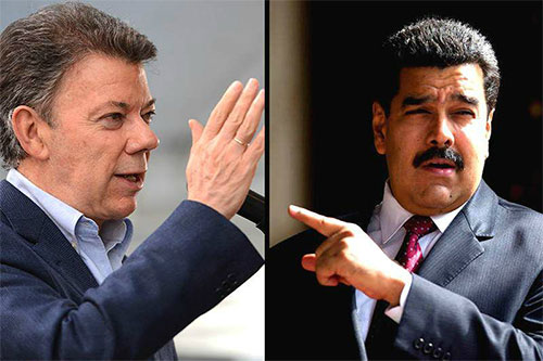 Maduro acusa a Santos de conspirar contra Venezuela Maduro acusa a Santos de conspirar contra Venezuela